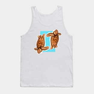 Turtles Drawing Tank Top